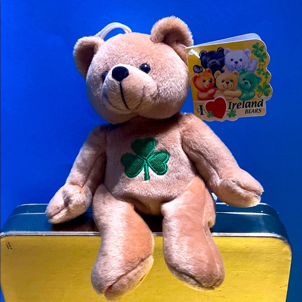 I Love Ireland Teddy Bear Plush Imported Dublin Ireland Carrol’s Irish Gifts 8” - Picture 7 of 15